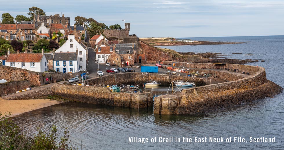 Village of Crail in Fife Scotland