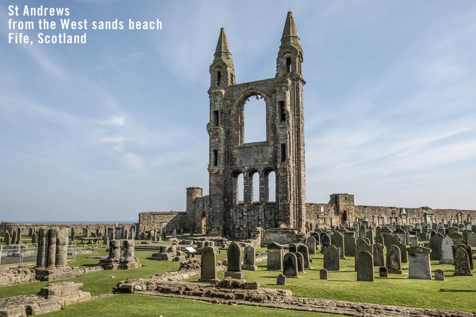 Ruins at St Andrews Scotland