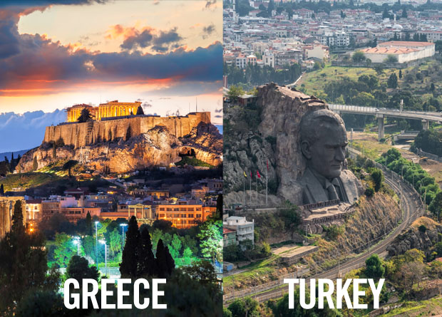 Greece and Turkey