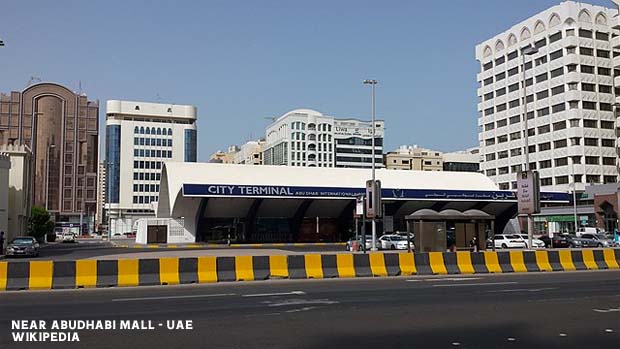 Near Abudhabi Mall in the UAE